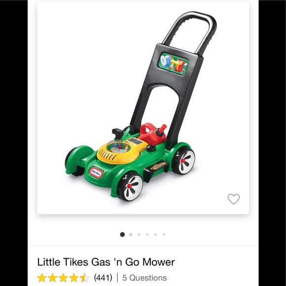 LITTLE TIKES LAWN MOWER - Picture 7 of 8